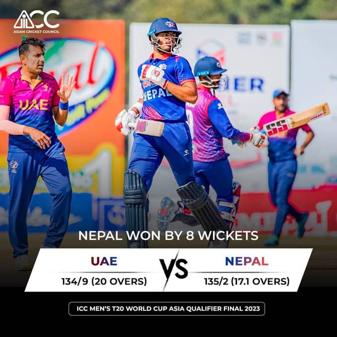 Nepal and Oman Secure Place in T20 World Cup 2024