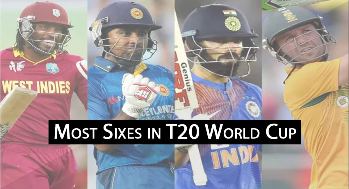 Top 10 Most Sixes in T20 World Cup History